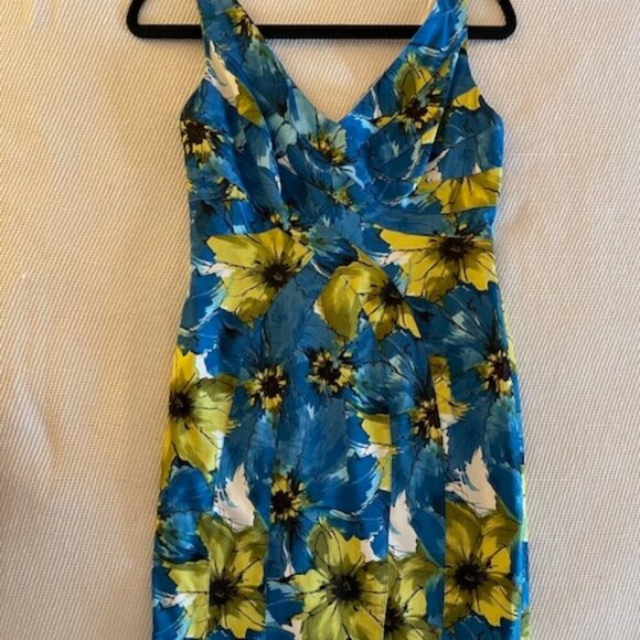 Jones of New York Blue & Yellow Floral Dress - Picture 7 of 7